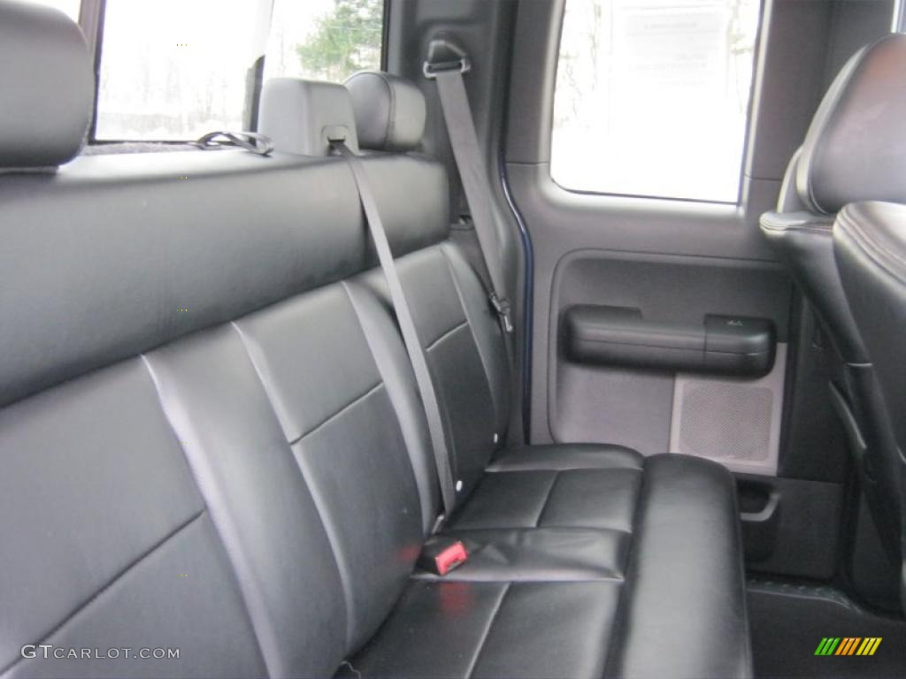 Black Interior 2007 Ford F150 FX4 SuperCab 4x4 Photo #42220244