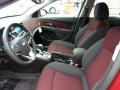 Jet Black/Sport Red Interior Photo for 2011 Chevrolet Cruze #42220396