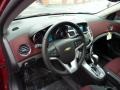 Jet Black/Sport Red Prime Interior Photo for 2011 Chevrolet Cruze #42220492