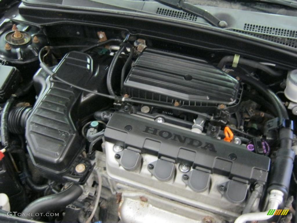 2005 Honda Civic Value Package Coupe 1.7L SOHC 16V VTEC 4 Cylinder Engine Photo #42221132