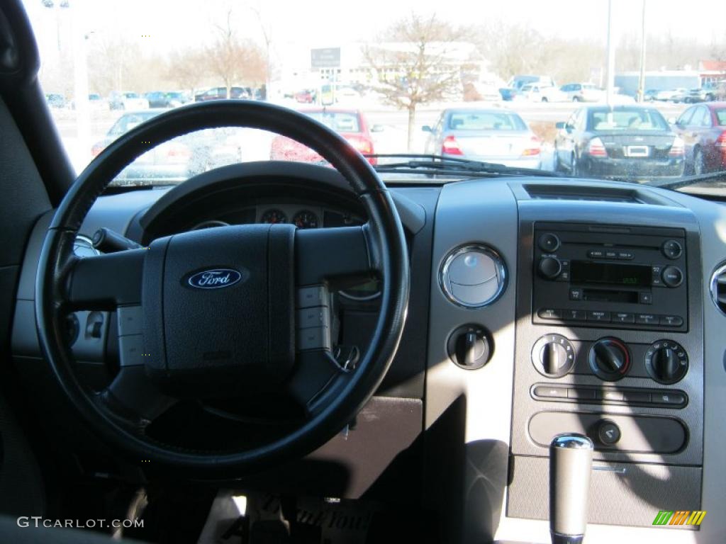 2004 F150 FX4 SuperCrew 4x4 - Dark Shadow Grey Metallic / Black photo #4
