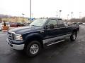 2005 True Blue Metallic Ford F250 Super Duty XLT SuperCab 4x4  photo #3