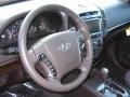 Cocoa Black Steering Wheel Photo for 2011 Hyundai Santa Fe #42222864