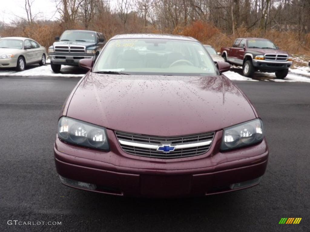 2004 Impala LS - Berry Red Metallic / Neutral Beige photo #6