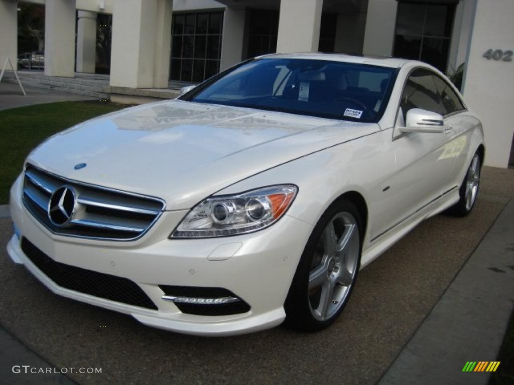 Diamond White Metallic 2011 Mercedes-Benz CL 550 4MATIC Exterior Photo #42223356