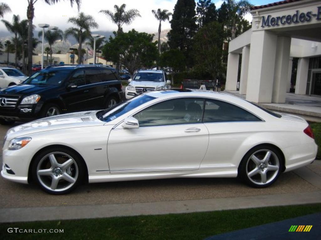 Diamond White Metallic 2011 Mercedes-Benz CL 550 4MATIC Exterior Photo #42223368