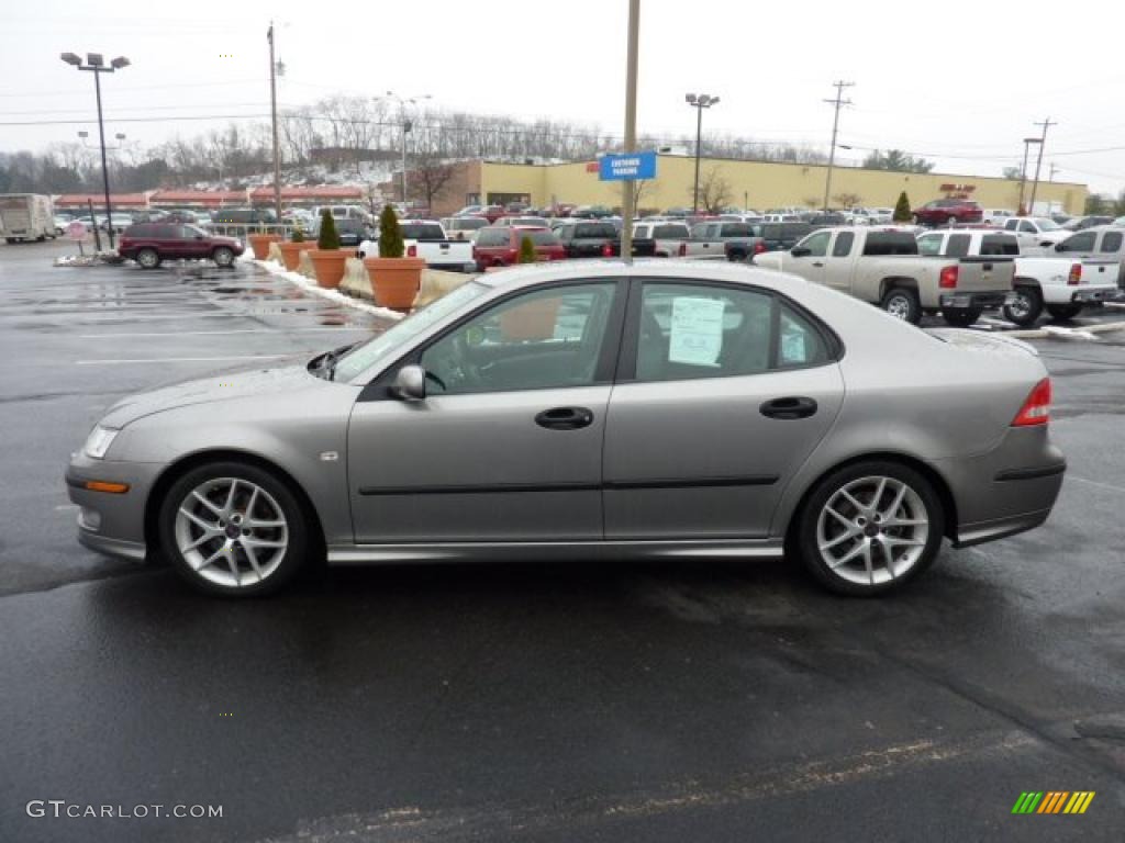 Steel Gray Metallic 2004 Saab 9-3 Aero Sedan Exterior Photo #42223396