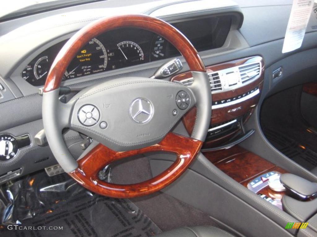 2011 Mercedes-Benz CL 550 4MATIC Black Dashboard Photo #42223400