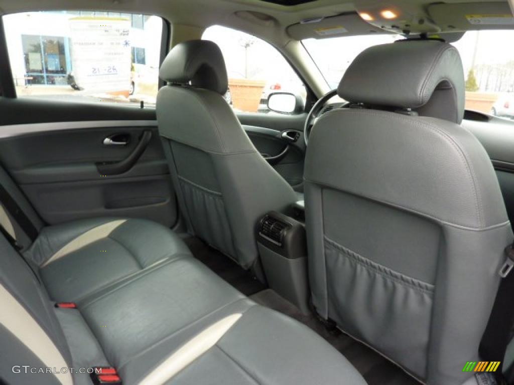Slate Gray Interior 2004 Saab 9-3 Aero Sedan Photo #42223476