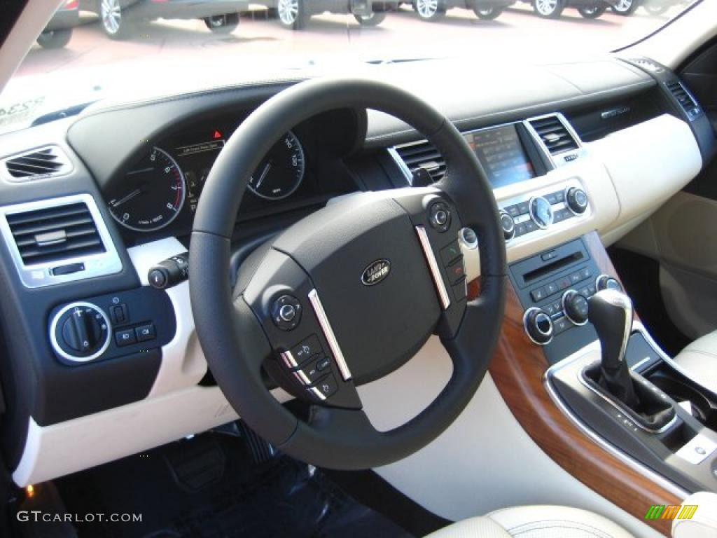 2011 Land Rover Range Rover Sport Supercharged Almond/Nutmeg Dashboard Photo #42223736