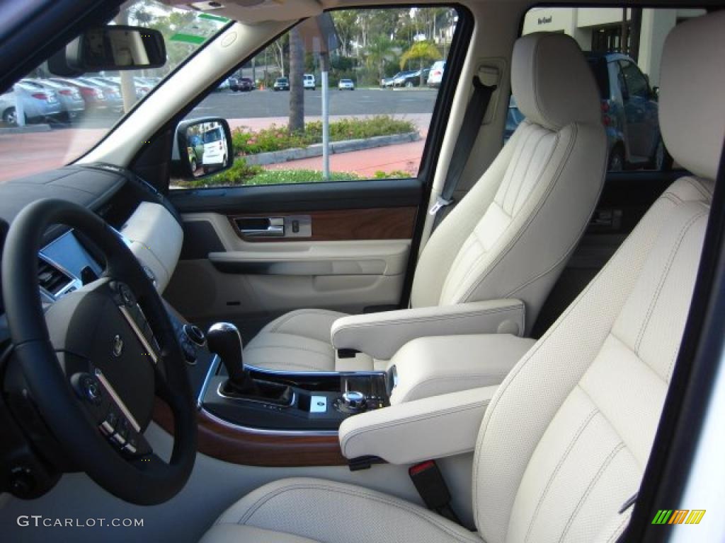 Almond/Nutmeg Interior 2011 Land Rover Range Rover Sport Supercharged Photo #42223752