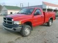 Flame Red 2005 Dodge Ram 2500 ST Regular Cab 4x4 Chassis