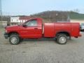 2005 Flame Red Dodge Ram 2500 ST Regular Cab 4x4 Chassis  photo #2