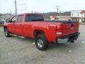 2007 Fire Red GMC Sierra 3500HD SLE Crew Cab 4x4  photo #3