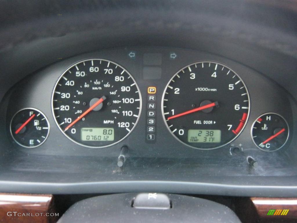 2003 Subaru Legacy 2.5 GT Sedan Gauges Photo #42227652