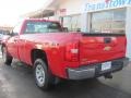 2007 Victory Red Chevrolet Silverado 1500 Work Truck Regular Cab 4x4  photo #2