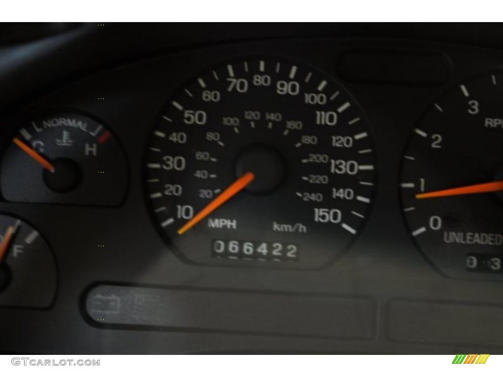 1998 Mustang GT Coupe - Laser Red / Saddle photo #6