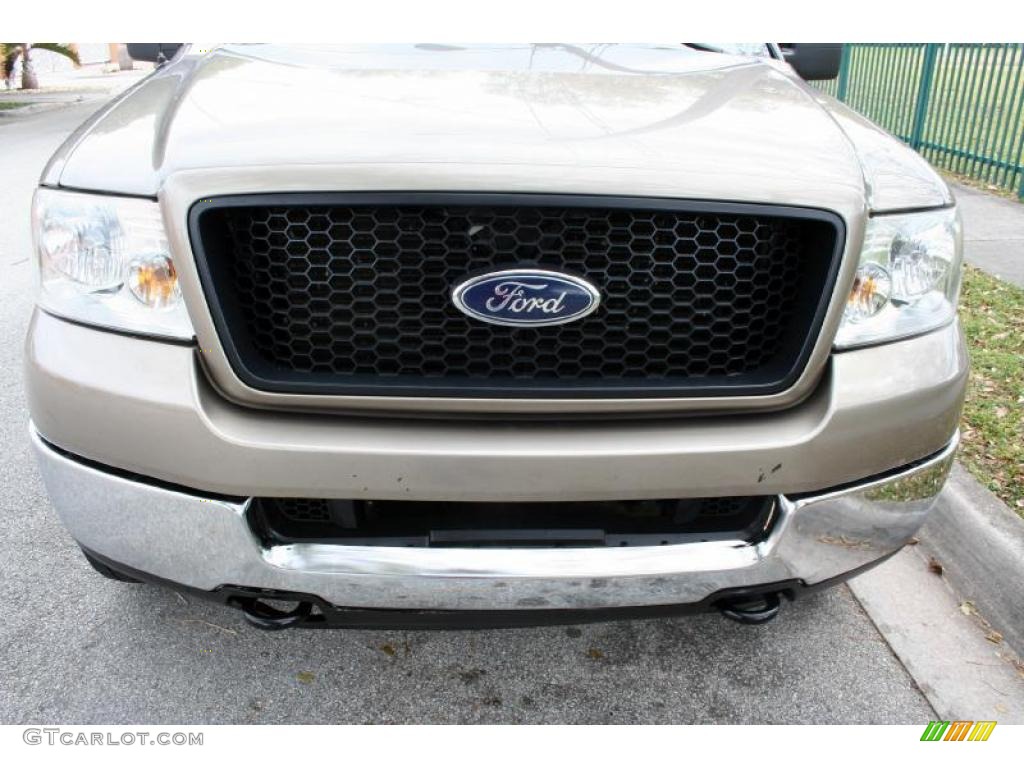 2005 F150 XLT SuperCab 4x4 - Arizona Beige Metallic / Tan photo #17