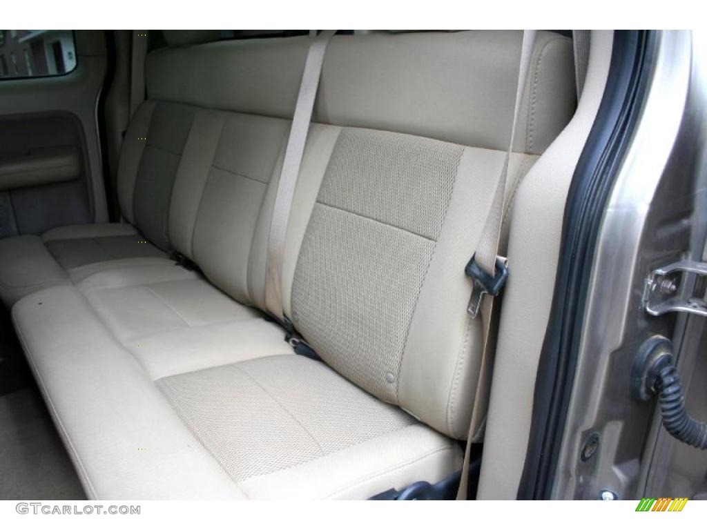 2005 F150 XLT SuperCab 4x4 - Arizona Beige Metallic / Tan photo #45