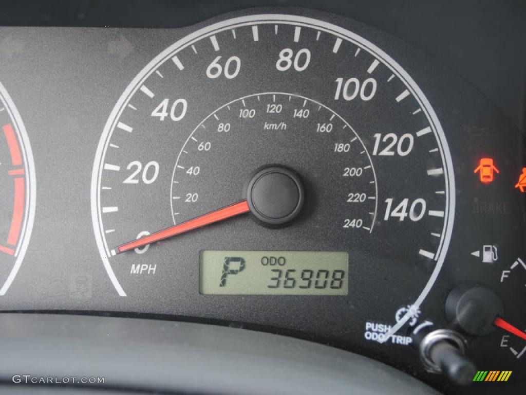 2009 Corolla LE - Blue Streak Metallic / Ash photo #13