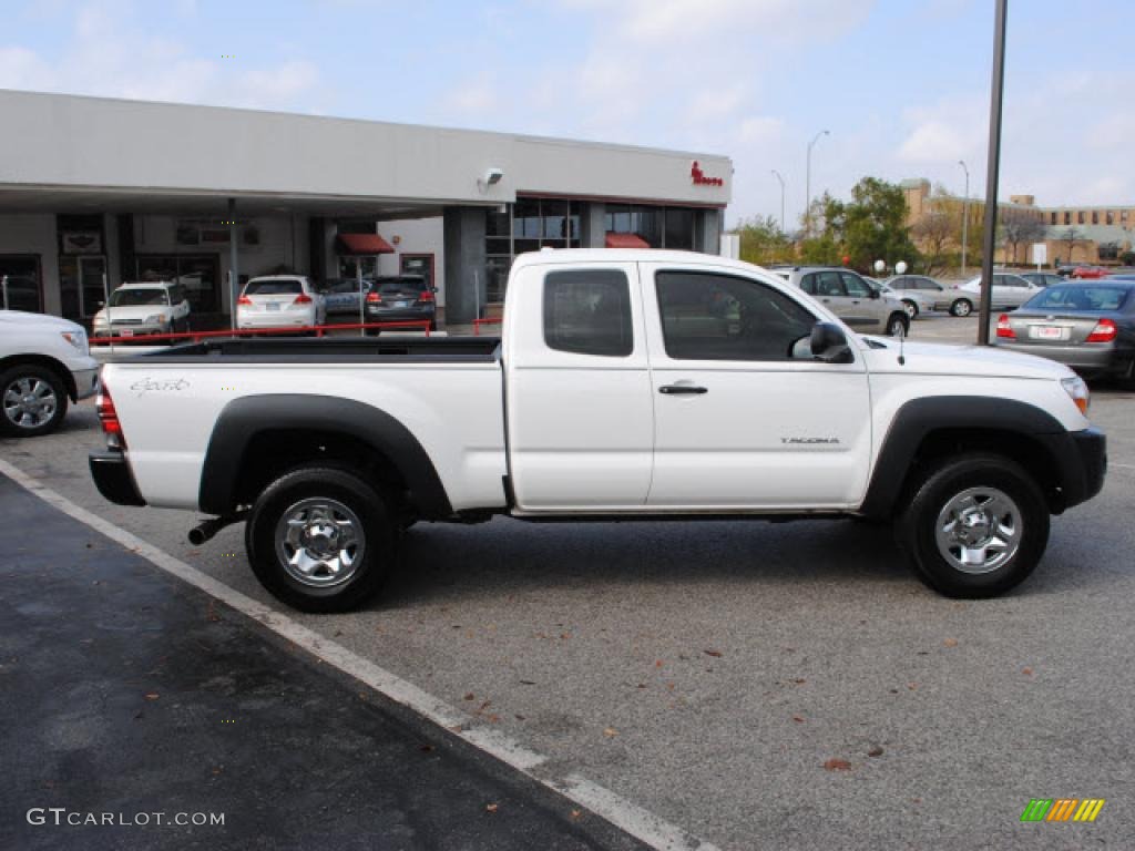 Super White 2009 Toyota Tacoma PreRunner Access Cab Exterior Photo #42231960