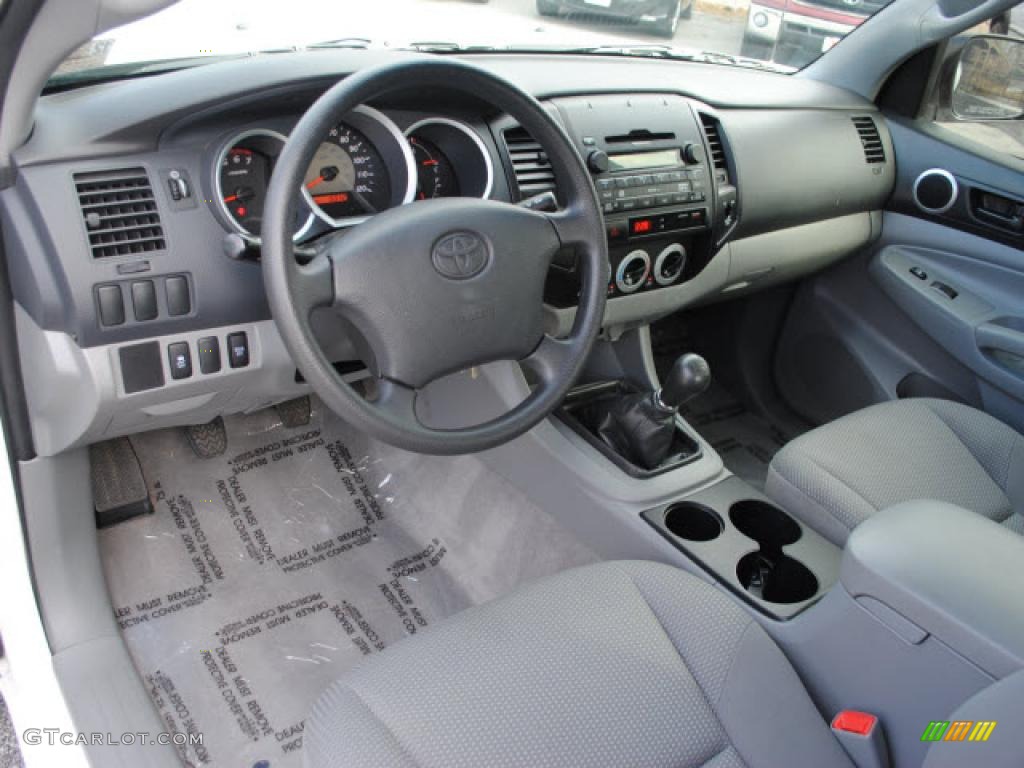 Graphite Gray Interior 2009 Toyota Tacoma PreRunner Access Cab Photo #42232012