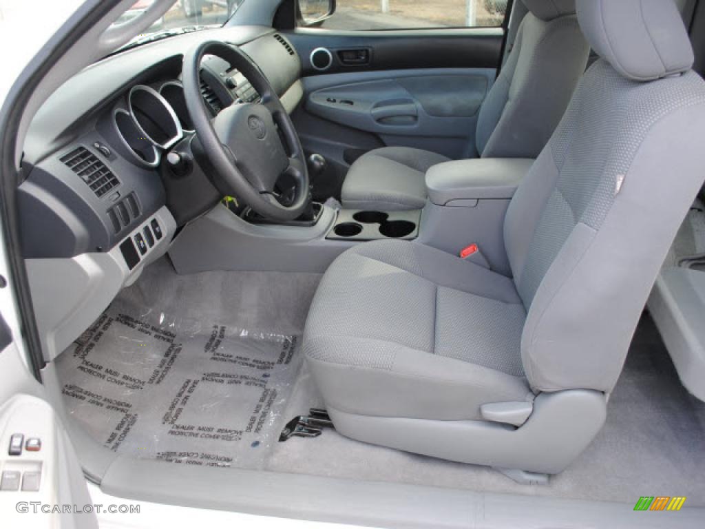 Graphite Gray Interior 2009 Toyota Tacoma PreRunner Access Cab Photo #42232020
