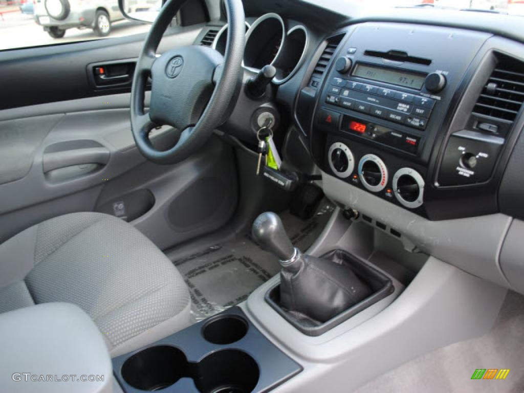 Graphite Gray Interior 2009 Toyota Tacoma PreRunner Access Cab Photo #42232154