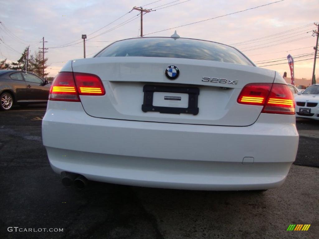 2008 3 Series 328xi Coupe - Alpine White / Cream Beige photo #10