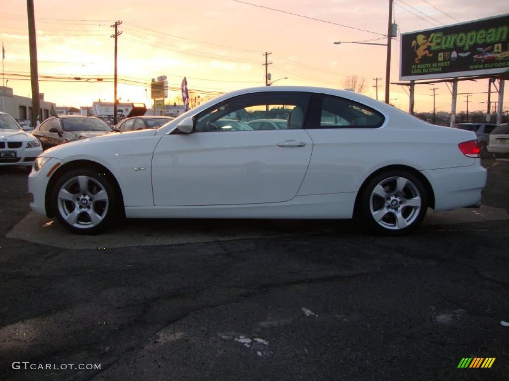 2008 3 Series 328xi Coupe - Alpine White / Cream Beige photo #11