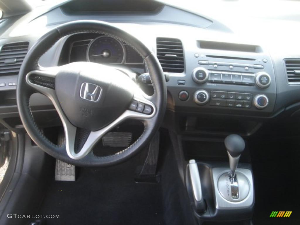 2009 Honda Civic LX-S Sedan Black Dashboard Photo #42233740