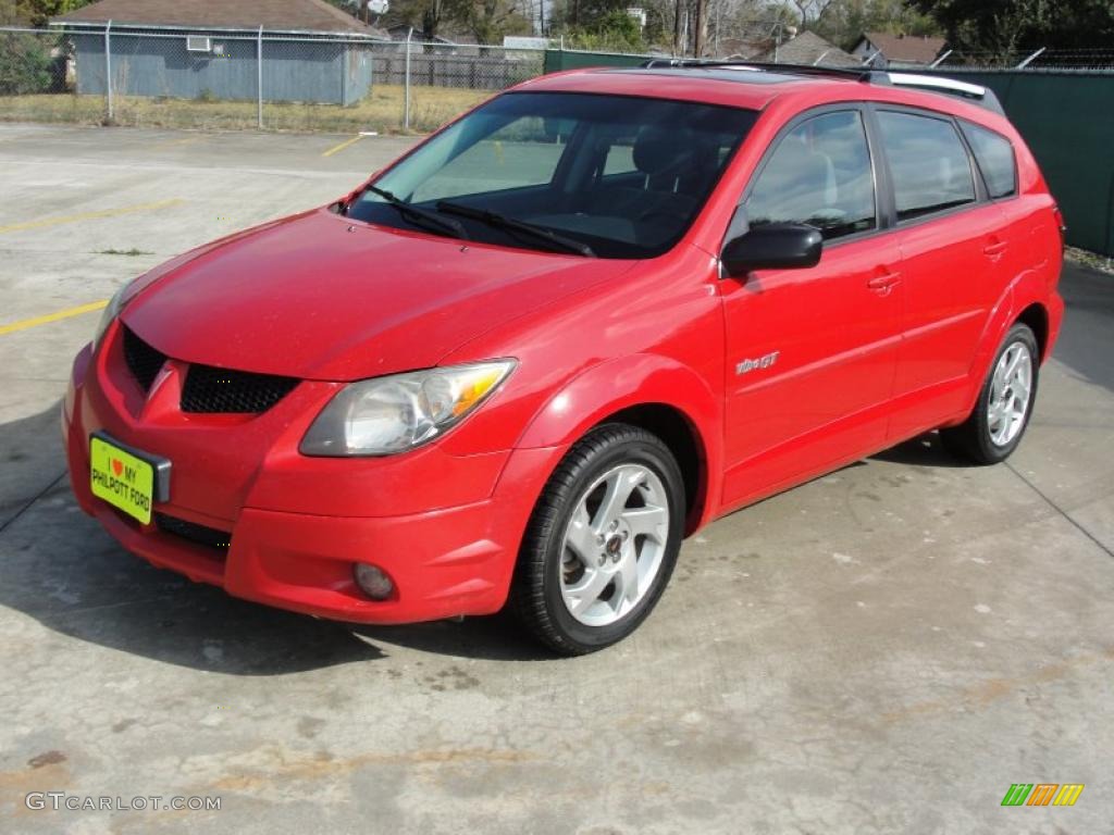 2003 Vibe GT - Lava Red / Graphite photo #7