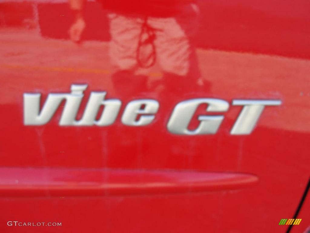 2003 Vibe GT - Lava Red / Graphite photo #14