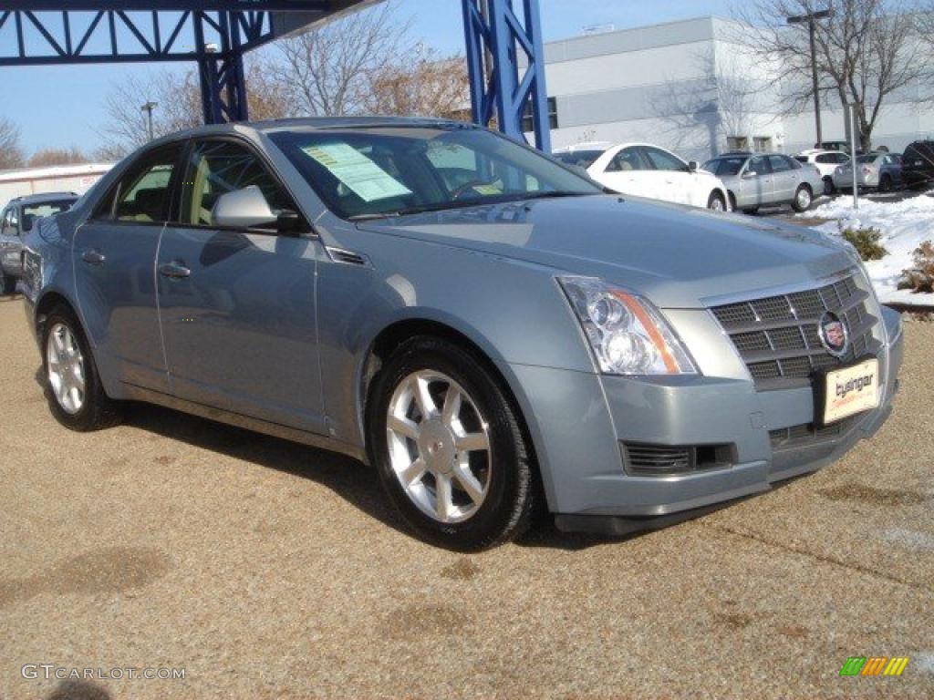 Sunset Blue 2008 Cadillac CTS Sedan Exterior Photo #42235616