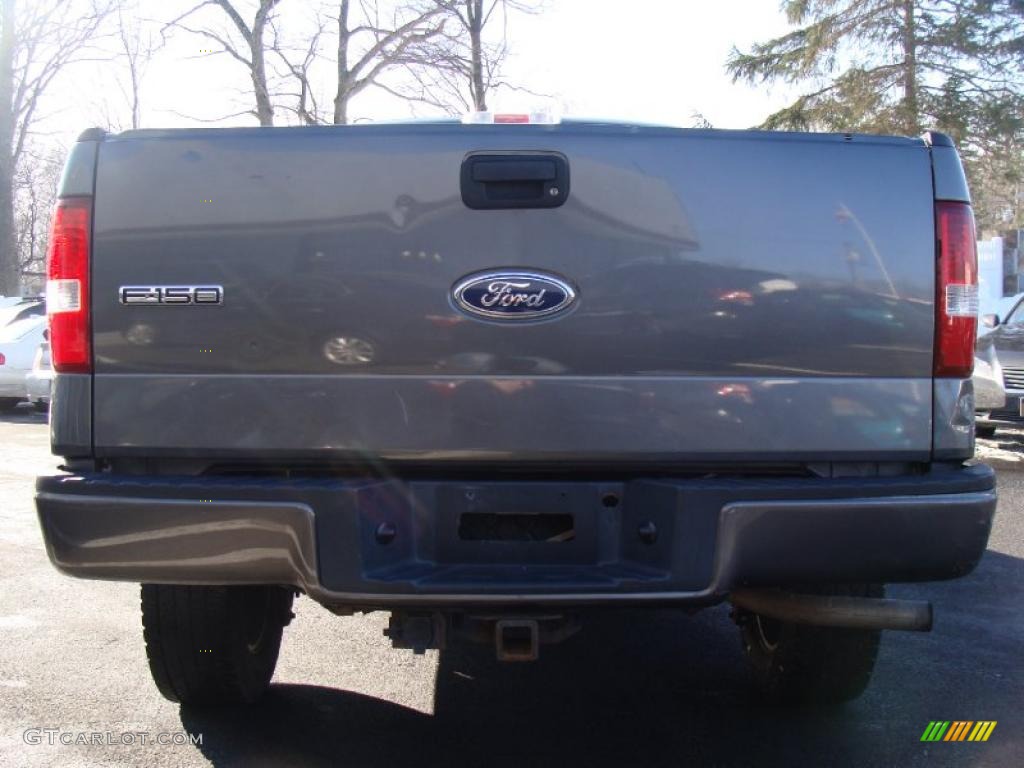 2004 F150 FX4 SuperCab 4x4 - Dark Shadow Grey Metallic / Black/Medium Flint photo #6