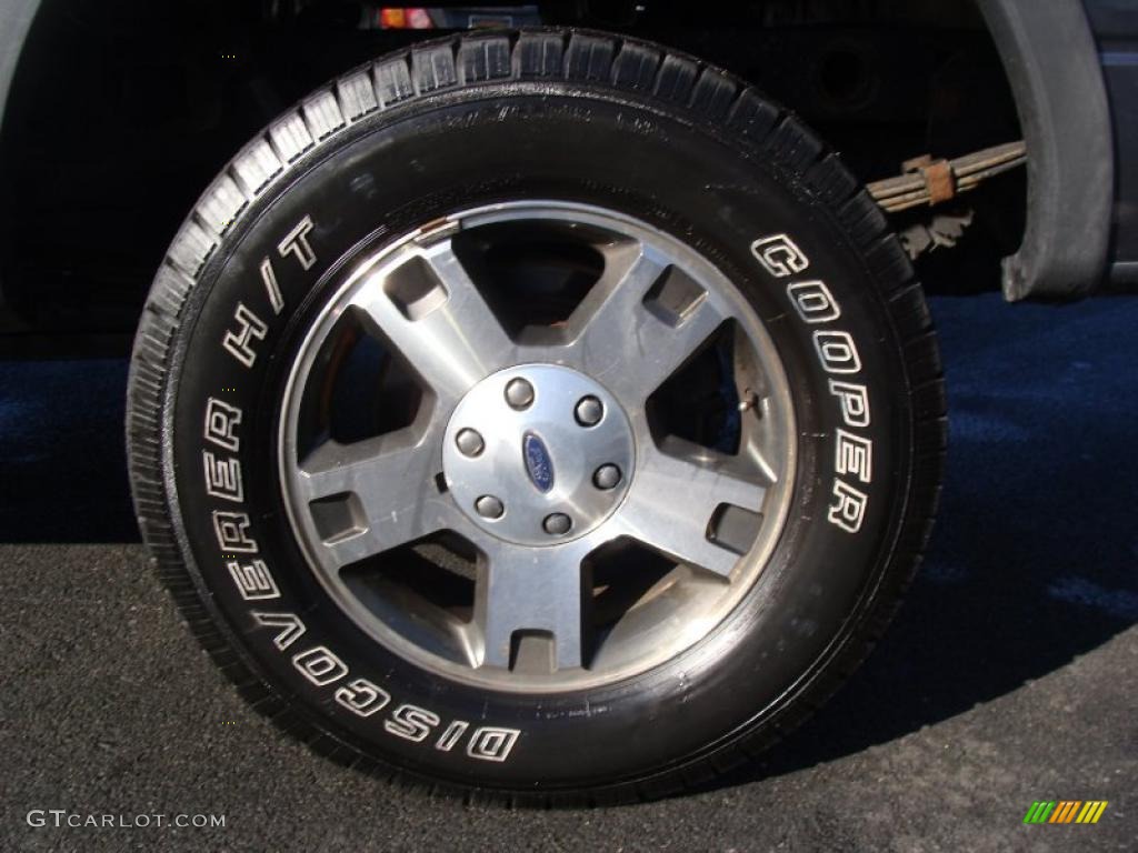 2004 F150 FX4 SuperCab 4x4 - Dark Shadow Grey Metallic / Black/Medium Flint photo #7