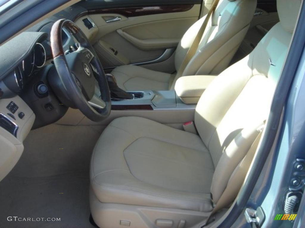 Cashmere/Cocoa Interior 2008 Cadillac CTS Sedan Photo #42235656