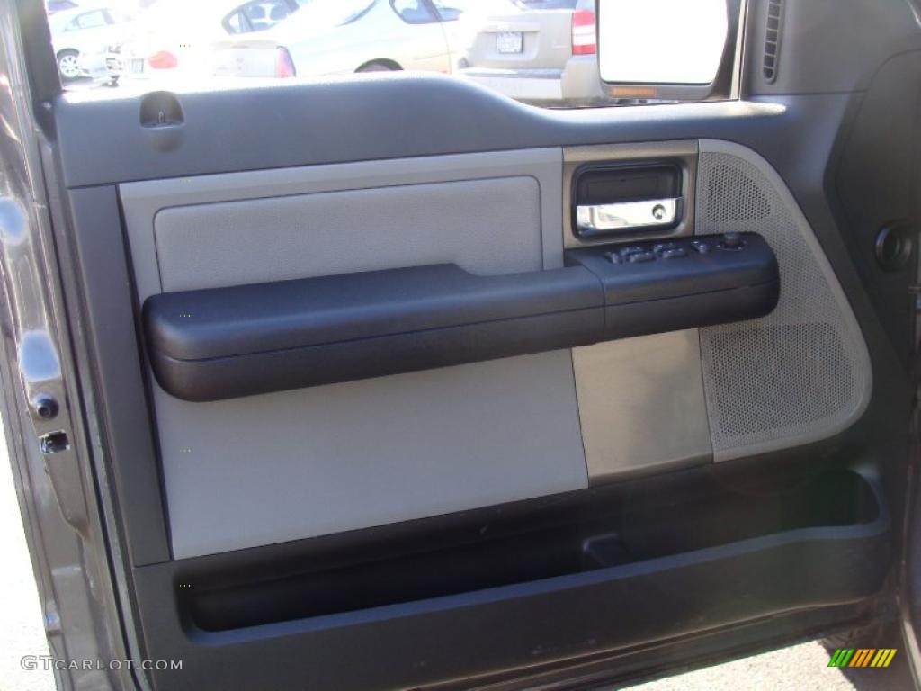 2004 F150 FX4 SuperCab 4x4 - Dark Shadow Grey Metallic / Black/Medium Flint photo #8