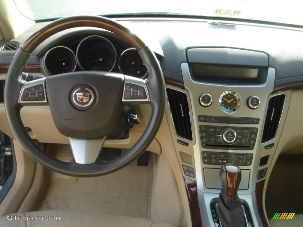 2008 Cadillac CTS Sedan Cashmere/Cocoa Dashboard Photo #42235684