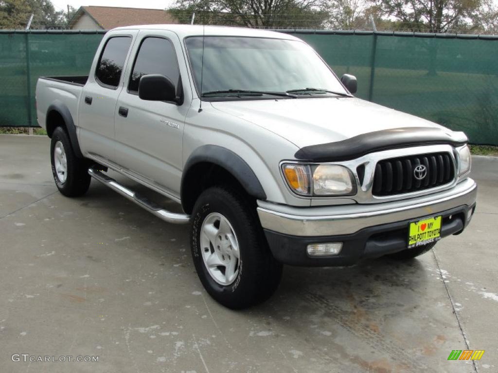 2004 Tacoma V6 PreRunner Double Cab - Lunar Mist Metallic / Charcoal photo #1