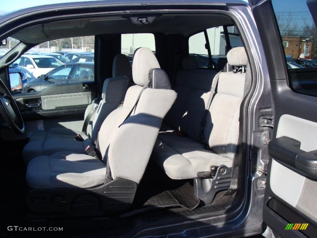 2004 F150 FX4 SuperCab 4x4 - Dark Shadow Grey Metallic / Black/Medium Flint photo #11