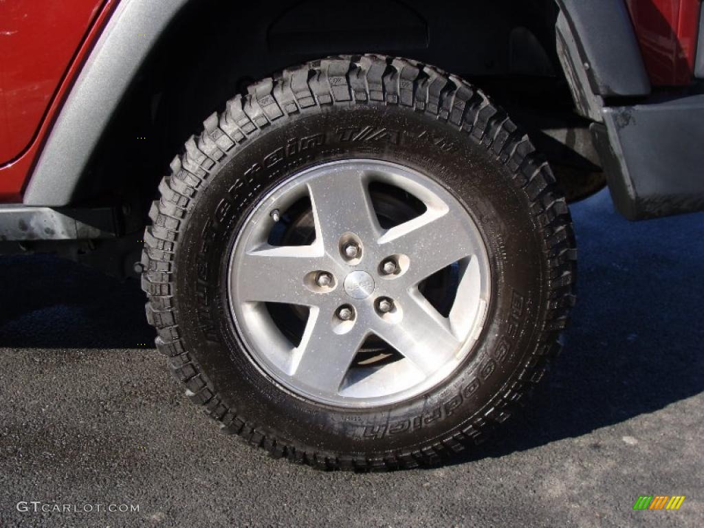 2008 Jeep Wrangler Unlimited Rubicon 4x4 Wheel Photo #42235912