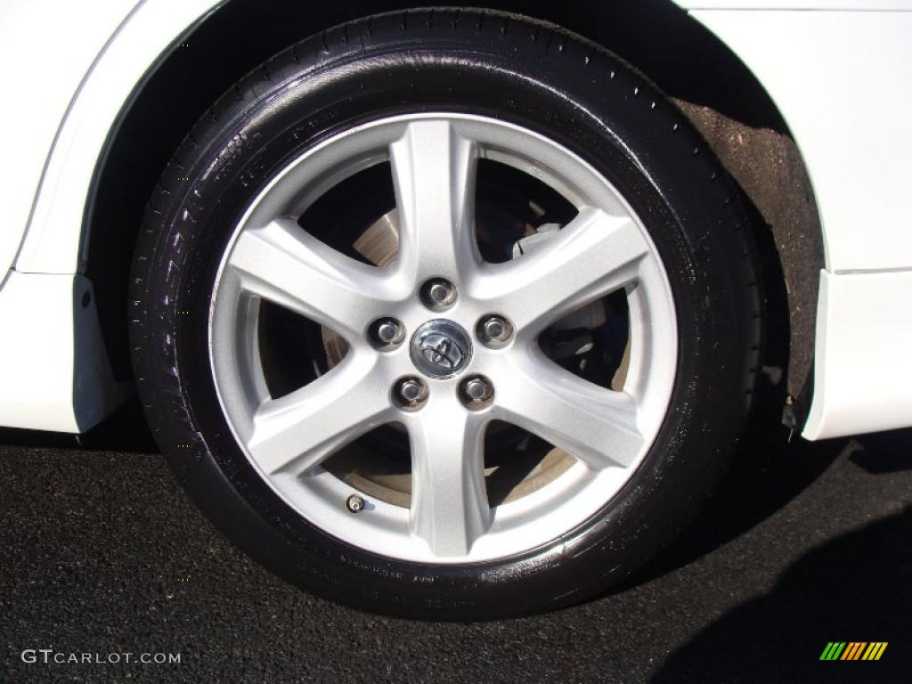 2008 Camry SE V6 - Super White / Dark Charcoal photo #6