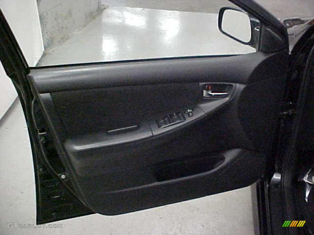 2004 Corolla S - Black / Black photo #17