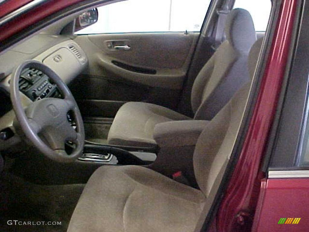 2002 Accord SE Sedan - Firepepper Red Pearl / Ivory photo #8
