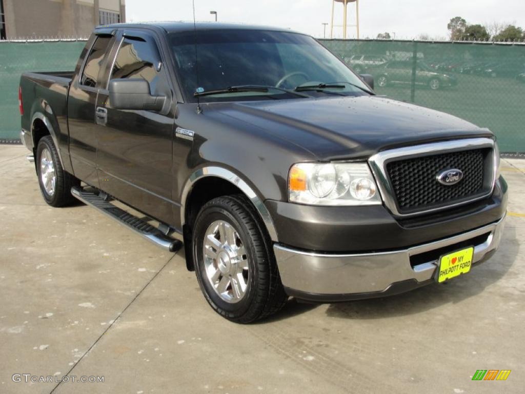 2006 F150 XLT SuperCab - Dark Stone Metallic / Medium/Dark Flint photo #1