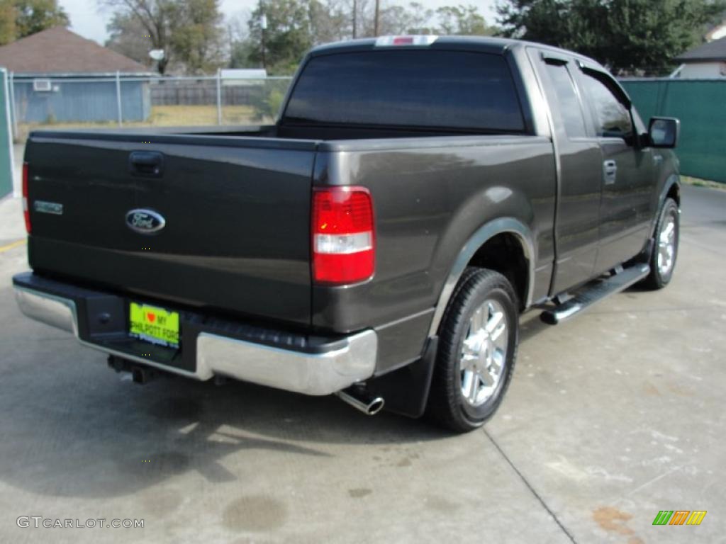 2006 F150 XLT SuperCab - Dark Stone Metallic / Medium/Dark Flint photo #3