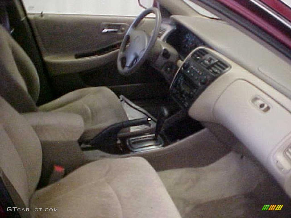 2002 Accord SE Sedan - Firepepper Red Pearl / Ivory photo #19
