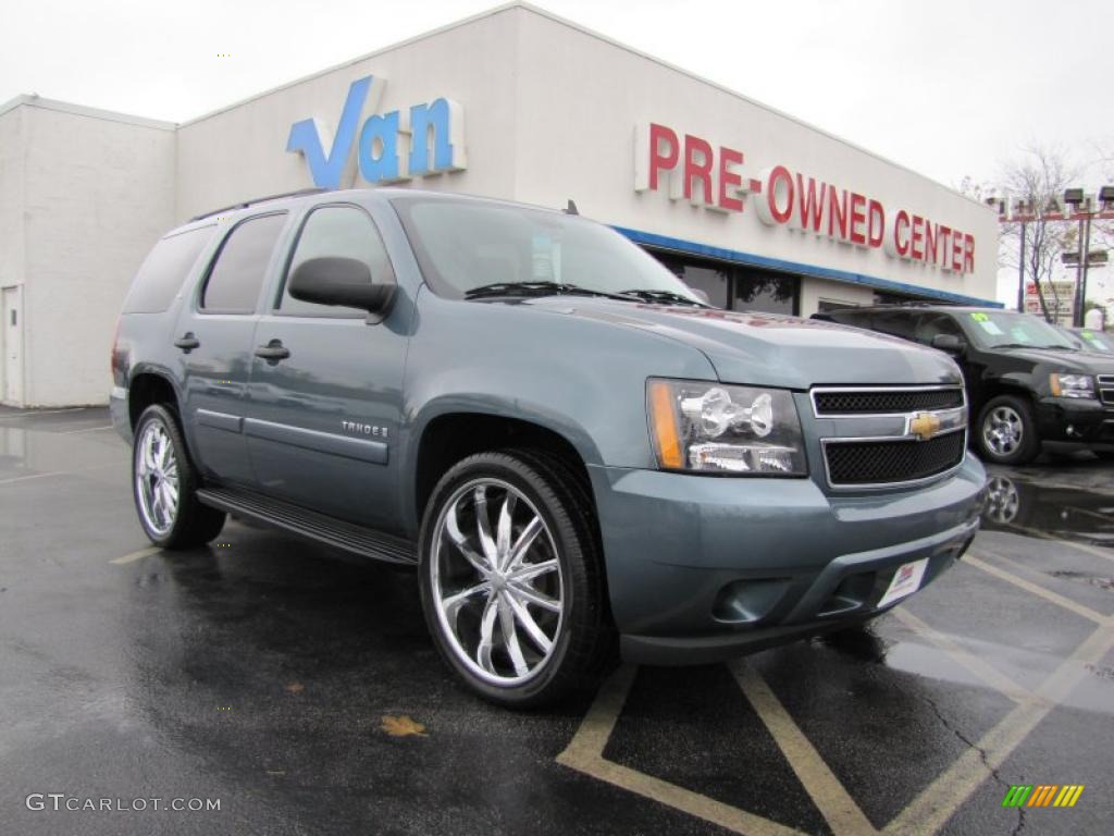 2008 Tahoe LS - Blue Granite Metallic / Ebony photo #1