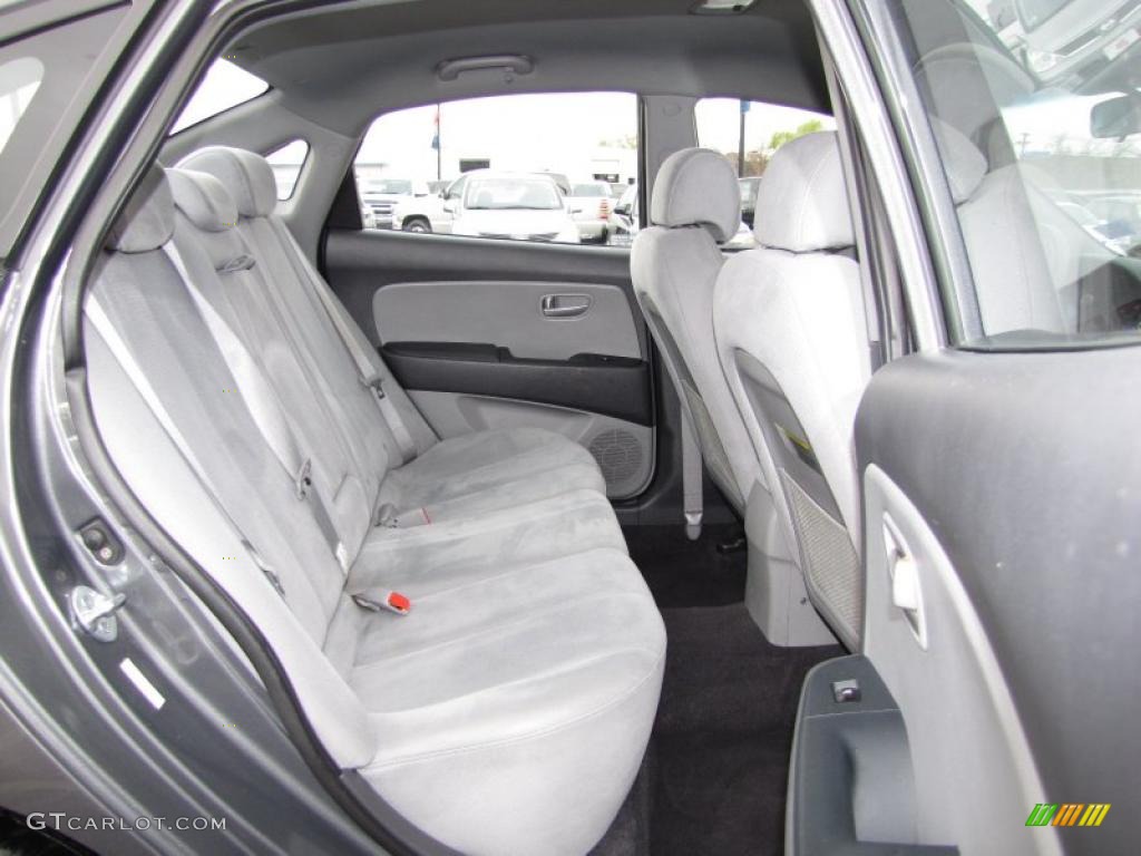 2009 Elantra GLS Sedan - Carbon Gray / Gray photo #10